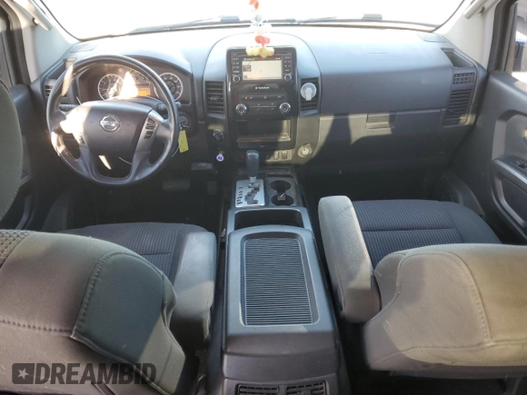 2015 Nissan Titan SL with VIN 1N6AA0EC6FN512486, listed as a Copart auction lot 88996665 with 91,569 mi miles and Salvage Title. Bid and sale history available at carsss.com. Image 8.