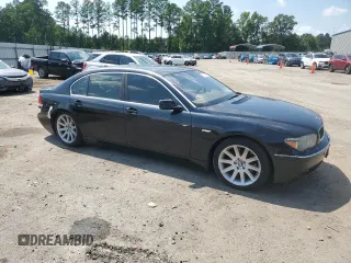2003 BMW 7 Series 745Li with VIN WBAGN63403DR14647, listed as a Copart auction lot 65551264 with Not Provided miles and Clean Title. Bid and sale history available at carsss.com. Image 4.