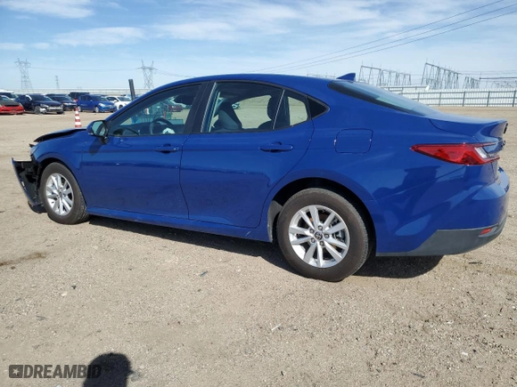 2025 Toyota Camry LE with VIN 4T1DAACK7SU046305, listed as a Copart auction lot 49917885 with 6,688 mi miles and Salvage Title. Bid and sale history available at carsss.com. Image 2.