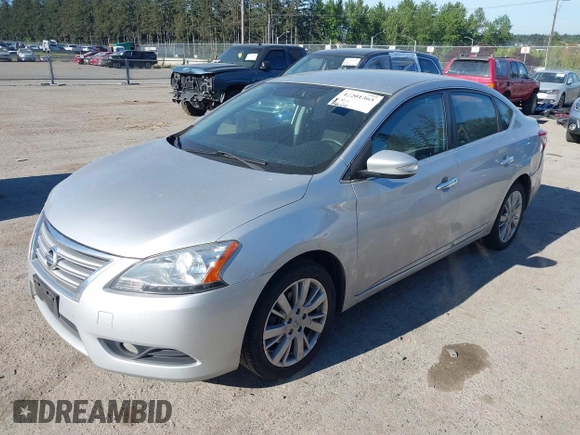 2014 Nissan Sentra S with VIN 3N1AB7AP8EY231151, listed as a IAAI auction lot 42201365 with 156,272 mi miles and . Bid and sale history available at DreamBid. Image 2.