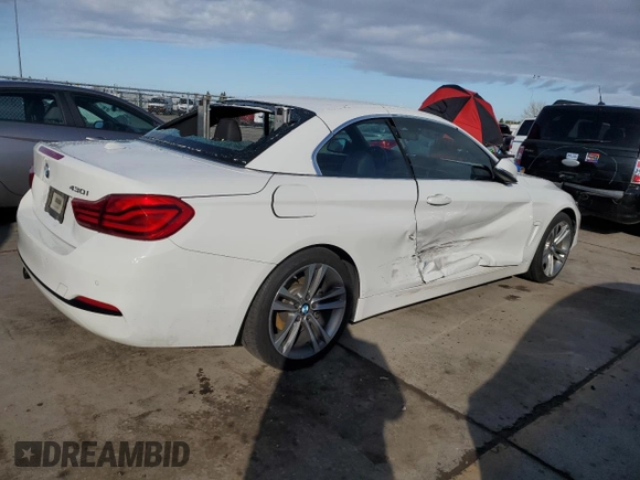2019 BMW 4 Series 430i z VIN WBA4Z1C57KEE44423, wystawiony jako Copart lot #45216355 z przebiegiem 78 354 mil mil oraz Szkoda całkowita • Salvage title. Historia ofert i sprzedaży dostępna na DreamBid. Obrazek 3.
