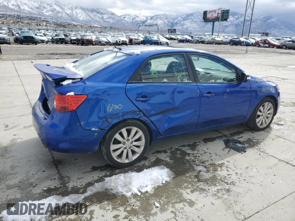 2010 Kia Forte SX with VIN KNAFW4A37A5310320, listed as a Copart auction lot 49351375 with 123,947 mi miles and Salvage Title. Bid and sale history available at carsss.com. Image 3.