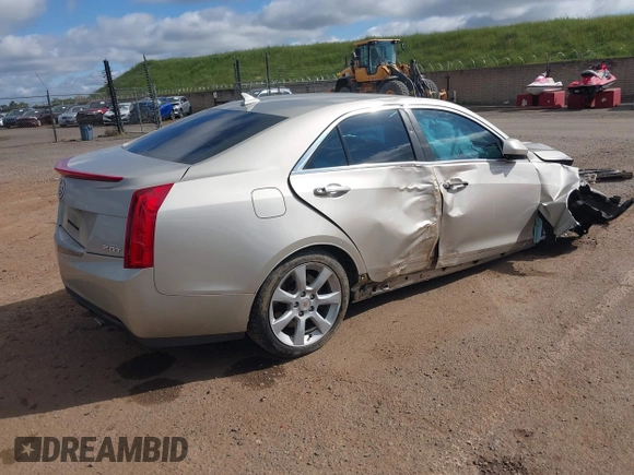 2014 Cadillac ATS Standard RWD with VIN 1G6AA5RX3E0129469, listed as a IAAI auction lot 41934275 with 95,653 mi miles. Bid and sale history available at carsss.com. Image 4.