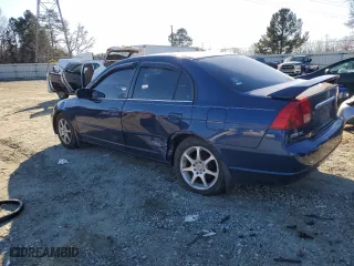 2002 Honda Civic EX with VIN 1HGES26812L037960, listed as a Copart auction lot 87889325 with 239,548 mi miles and Salvage Title. Bid and sale history available at carsss.com. Image 2.