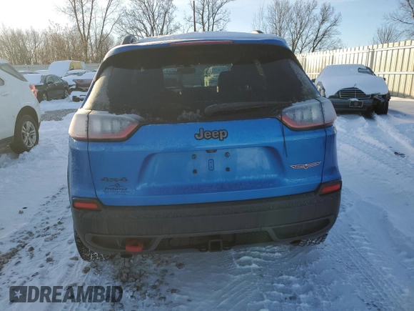 2019 Jeep Cherokee Trailhawk Elite with VIN 1C4PJMBN7KD281186, listed as a Copart auction lot 88060405 with 110,268 mi miles and Clean title. Bid and sale history available at DreamBid. Image 6.