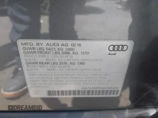 2016 Audi Q5 Premium Plus z VIN WA1L2AFP9GA104440, wystawiony jako IAAI lot #42598977 z przebiegiem 101 167 mil mil oraz . Historia ofert i sprzedaży dostępna na DreamBid. Obrazek 9.