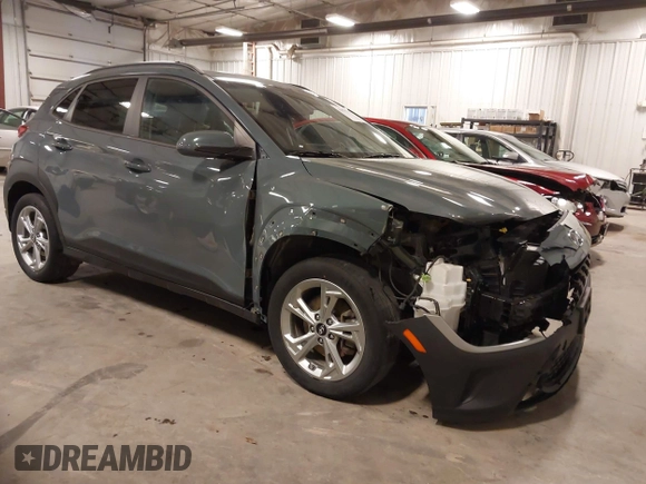 2022 Hyundai Kona SEL with VIN KM8K6CAB3NU890448, listed as a IAAI auction lot 41879210 with 74,438 mi miles and . Bid and sale history available at DreamBid. Image 1.