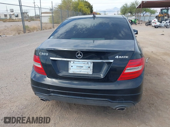 2012 Mercedes-Benz C-Class C 300 Sport with VIN WDDGF8BB7CA718546, listed as a IAAI auction lot 41901351 with 218,830 mi miles. Bid and sale history available at carsss.com. Image 16.