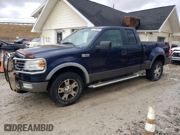 2005 Ford F-150 XLT with VIN 1FTPX04535KD91625, listed as a Copart auction lot 47796825 with 155,039 mi miles and Clean title. Bid and sale history available at DreamBid. Image 1.
