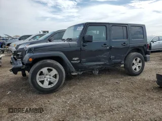 2008 Jeep Wrangler Unlimited Sahara with VIN 1J4GB591X8L528103, listed as a Copart auction lot 46935125 with 158,030 mi miles and Salvage title. Bid and sale history available at DreamBid. Image 1.