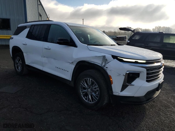 2024 Chevrolet Traverse AWD LT with VIN 1GNEVGKS2RJ171510, listed as a Copart auction lot 44444835 with 24,690 mi miles and Clean Title. Bid and sale history available at carsss.com. Image 4.