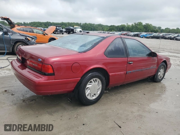 1993 Ford Thunderbird z VIN 1FAPP624XPH165181, wystawiony jako Copart lot #56587485 z przebiegiem 78 273 mil mil oraz Szkoda całkowita • Salvage title. Historia ofert i sprzedaży dostępna na DreamBid. Obrazek 3.