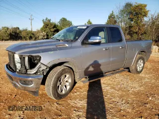 2020 Ram 1500 Laramie with VIN 1C6RREDT2LN262230, listed as a Copart auction lot 80569574 with 89,852 mi miles and Salvage title. Bid and sale history available at DreamBid. Image 1.