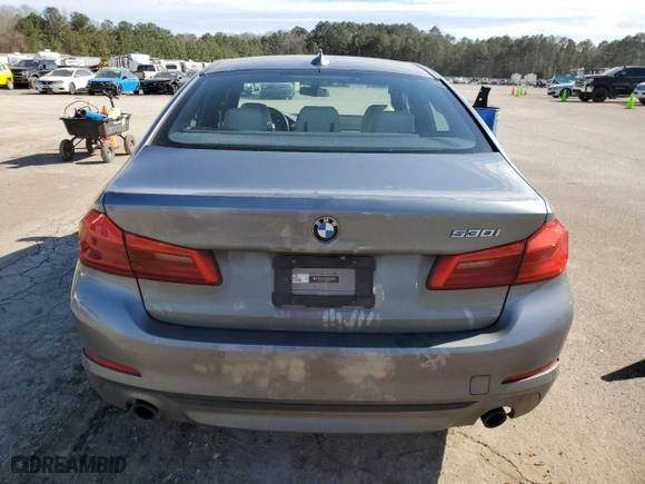 2017 BMW 5 Series 530i with VIN WBAJA5C37HG894017, listed as a Copart auction lot 46874095 with 128,150 mi miles and Salvage Title. Bid and sale history available at carsss.com. Image 6.