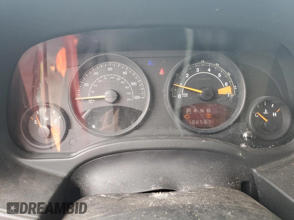 2014 Jeep Patriot Latitude with VIN 1C4NJRFB8ED845677, listed as a Copart auction lot 66019864 with 188,587 mi miles and Salvage Title. Bid and sale history available at carsss.com. Image 9.