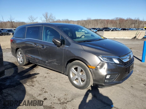 2019 Honda Odyssey EX-L with VIN 5FNRL6H7XKB066983, listed as a Copart auction lot 51290955 with 23,731 mi miles and Salvage Title. Bid and sale history available at carsss.com. Image 4.