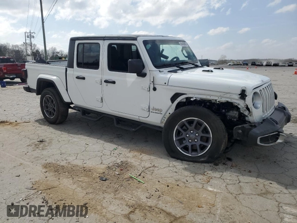 2023 Jeep Gladiator Overland z VIN 1C6HJTFG0PL514615, wystawiony jako Copart lot #48466965 z przebiegiem 32 427 mil mil oraz Czysty tytuł • Clean title. Historia ofert i sprzedaży dostępna na DreamBid. Obrazek 4.