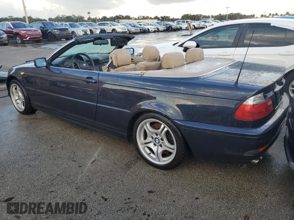 2006 BMW 3 Series 330Ci with VIN WBABW53406PZ41934, listed as a Copart auction lot 74346994 with Not Provided miles and Salvage Title. Bid and sale history available at DreamBid. Image 2.