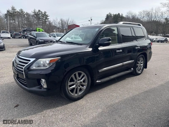 2013 Lexus LX 570 with VIN JTJHY7AX9D4126420, listed as a IAAI auction lot 41794133 with 156,035 mi miles. Bid and sale history available at carsss.com. Image 2.