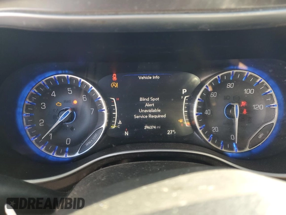 2017 Chrysler Pacifica Limited with VIN 2C4RC1GGXHR837881, listed as a Copart auction lot 43140345 with 296,374 mi miles and Salvage Title. Bid and sale history available at DreamBid. Image 9.