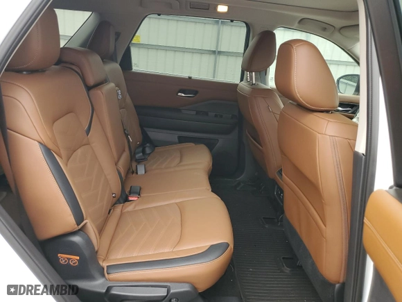 2024 Nissan Pathfinder Platinum with VIN 5N1DR3DG0RC217605, listed as a Copart auction lot 81822894 with 7,374 mi miles and Salvage Title. Bid and sale history available at carsss.com. Image 11.