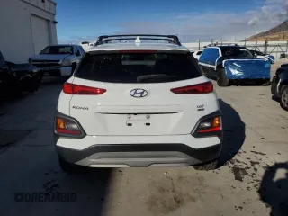 2021 Hyundai Kona Night Edition with VIN KM8K6CA54MU680756, listed as a Copart auction lot 87264254 with 45,906 mi miles and Salvage Title. Bid and sale history available at DreamBid. Image 6.