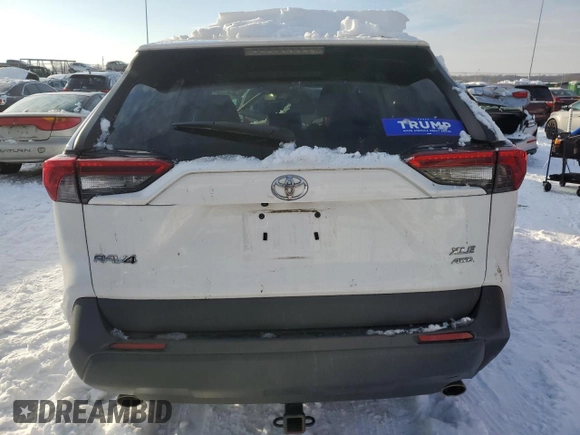 2019 Toyota RAV4 XLE Premium with VIN 2T3A1RFV6KW045015, listed as a Copart auction lot 87649145 with 48,311 mi miles and Salvage Title. Bid and sale history available at carsss.com. Image 6.