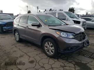 2014 Honda CR-V EX-L with VIN 5J6RM4H71EL070935, listed as a Copart auction lot 47601575 with 76,785 mi miles and Salvage Title. Bid and sale history available at carsss.com. Image 4.