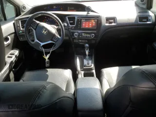 2014 Honda Civic EX-L with VIN 19XFB2F95EE054849, listed as a Copart auction lot 54334865 with 111,875 mi miles and Salvage Title. Bid and sale history available at DreamBid. Image 8.