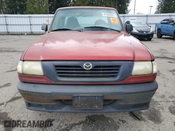 2000 Mazda B-Series Truck SX with VIN 4F4YR12V4YTM14908, listed as a Copart auction lot 47503225 with 113,324 mi miles and Clean Title. Bid and sale history available at DreamBid. Image 5.