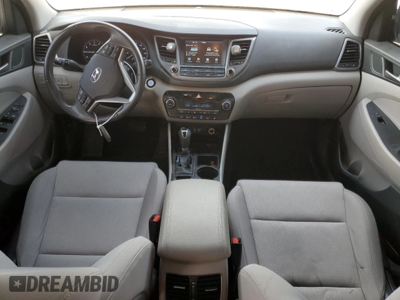 2018 Hyundai Tucson Sport with VIN KM8J33AL0JU802026, listed as a Copart auction lot 45869445 with 124,669 mi miles and Salvage Title. Bid and sale history available at carsss.com. Image 8.