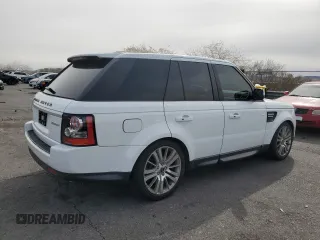 2012 Land Rover Range Rover Sport HSE LUX with VIN SALSK2D45CA753848, listed as a Copart auction lot 49181795 with 140,768 mi miles and Clean Title. Bid and sale history available at carsss.com. Image 3.