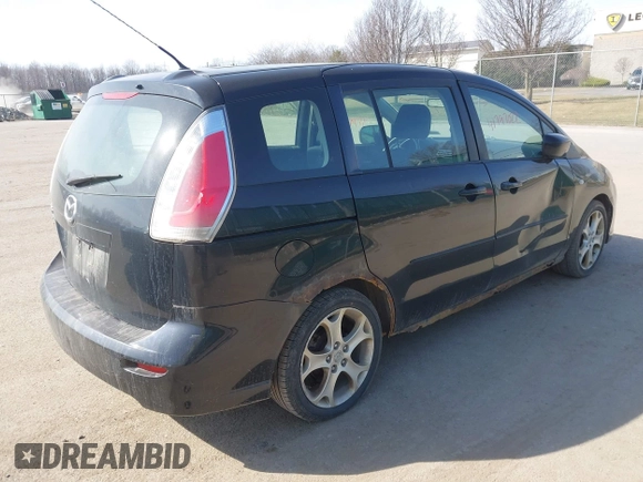 2008 Mazda 5 Grand Touring with VIN JM1CR29L980322577, listed as a IAAI auction lot 41797022 with 144,494 mi miles and . Bid and sale history available at DreamBid. Image 4.