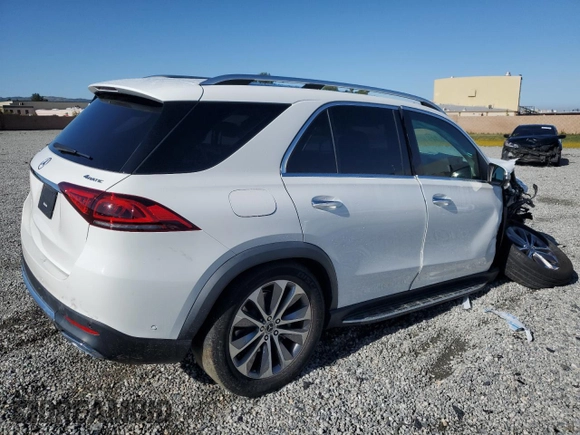 2022 Mercedes-Benz GLE 450 with VIN 4JGFB5KB1NA602144, listed as a Copart auction lot 51381415 with 41,957 mi miles and Salvage title. Bid and sale history available at DreamBid. Image 3.