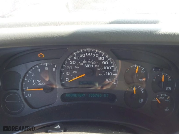 2004 Chevrolet Silverado 1500 Crew Cab Z71 with VIN 2GCEK13T141418363, listed as a IAAI auction lot 41472218 with 155,765 mi miles. Bid and sale history available at carsss.com. Image 7.