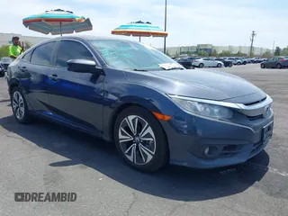 2017 Honda Civic EX-T with VIN 2HGFC1F36HH640361, listed as a IAAI auction lot 42161823 with 73,780 mi miles. Bid and sale history available at carsss.com. Image 1.