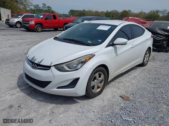 2015 Hyundai Elantra Limited with VIN 5NPDH4AE3FH614340, listed as a IAAI auction lot 41909069 with 156,979 mi miles. Bid and sale history available at carsss.com. Image 2.