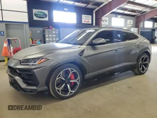 2021 Lamborghini Urus z VIN ZPBUA1ZL4MLA12215, wystawiony jako Copart lot #55503385 z przebiegiem 51 846 mil mil oraz Szkody całkowita. Historia ofert i sprzedaży dostępna na DreamBid. Obrazek 1.