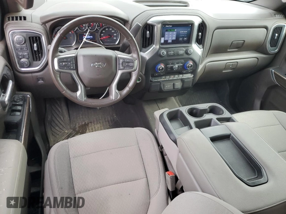 2021 Chevrolet Silverado 1500 RST with VIN 3GCUYEED7MG381544, listed as a Copart auction lot 77349354 with 44,452 mi miles and Salvage Title. Bid and sale history available at carsss.com. Image 8.