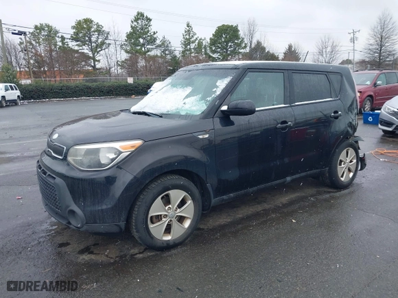 2014 Kia Soul with VIN KNDJN2A27E7057893, listed as a IAAI auction lot 41620012 with 154,623 mi miles. Bid and sale history available at carsss.com. Image 17.