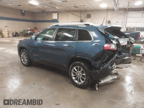 2020 Jeep Cherokee Latitude Plus with VIN 1C4PJMLB2LD523534, listed as a IAAI auction lot 41942131 with 66,676 mi miles and . Bid and sale history available at DreamBid. Image 3.