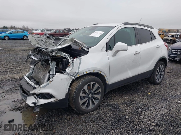 2021 Buick Encore Preferred with VIN KL4CJESB5MB347298, listed as a IAAI auction lot 41321155 with 20,917 mi miles. Bid and sale history available at carsss.com. Image 18.