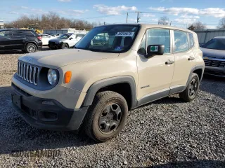 2015 Jeep Renegade Sport with VIN ZACCJBAT2FPC11508, listed as a Copart auction lot 88345675 with 121,804 mi miles and Salvage Title. Bid and sale history available at DreamBid. Image 1.