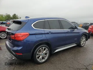 2017 BMW X1 xDrive28i with VIN WBXHT3C36H5F86273, listed as a Copart auction lot 56117875 with 55,948 mi miles and Salvage title. Bid and sale history available at DreamBid. Image 3.