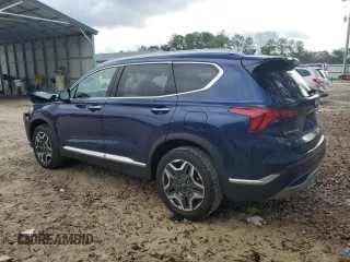 2021 Hyundai Santa Fe Limited with VIN 5NMS4DAL5MH364420, listed as a Copart auction lot 45100625 with 62,974 mi miles and Non Repairable. Bid and sale history available at carsss.com. Image 2.