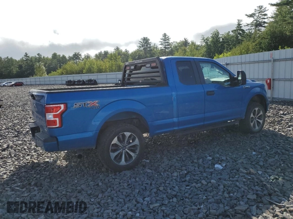2019 Ford F-150 XL with VIN 1FTEX1EP2KKF20835, listed as a Copart auction lot 70089304 with 87,402 mi miles and Salvage title. Bid and sale history available at DreamBid. Image 3.