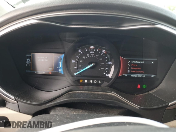 2019 Ford Fusion Hybrid SE with VIN 3FA6P0LUXKR243750, listed as a Copart auction lot 52634935 with 111,757 mi miles and Salvage Title. Bid and sale history available at carsss.com. Image 9.