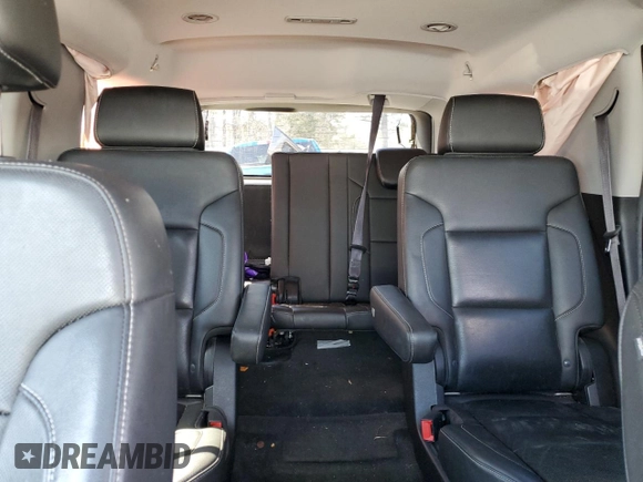 2015 GMC Yukon SLT with VIN 1GKS2BKC4FR143581, listed as a Copart auction lot 50591645 with 0 mi miles and Salvage Title. Bid and sale history available at carsss.com. Image 10.