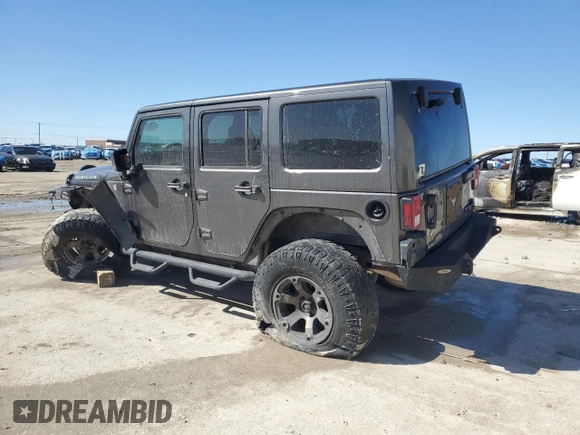 2014 Jeep Wrangler Unlimited Rubicon with VIN 1C4BJWFG0EL199649, listed as a Copart auction lot 47801775 with 141,116 mi miles and Salvage Title. Bid and sale history available at carsss.com. Image 2.