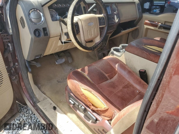 2008 Ford F-250 XL with VIN 1FTSW21R98EA16485, listed as a Copart auction lot 63039905 with 306,733 mi miles and Clean title. Bid and sale history available at DreamBid. Image 8.